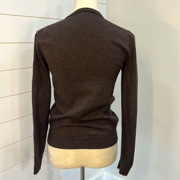 BONOBOS 100% MERINO WOOL SWEATER SZ XS BROWN VERY SOFT UNISEX - Picture 2 of 6